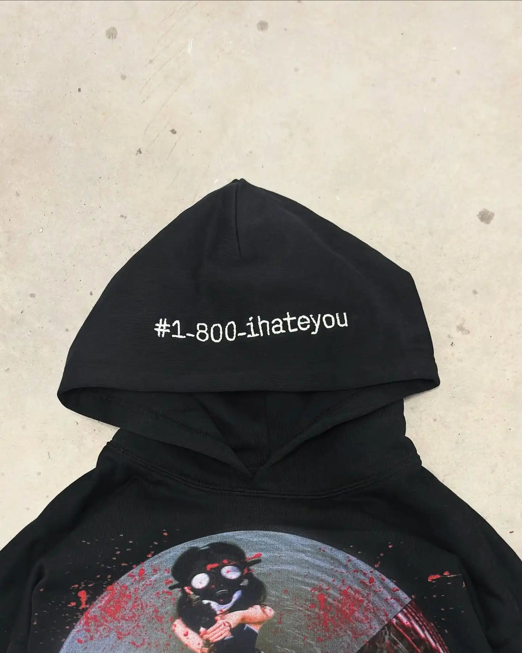 YKRON Harajuku Gothic Oversized Hoodie