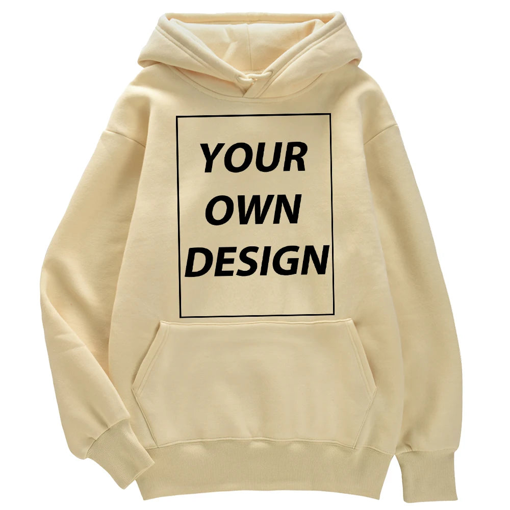 YKRON Custom DIY Print Streetwear Pullover Hoodie