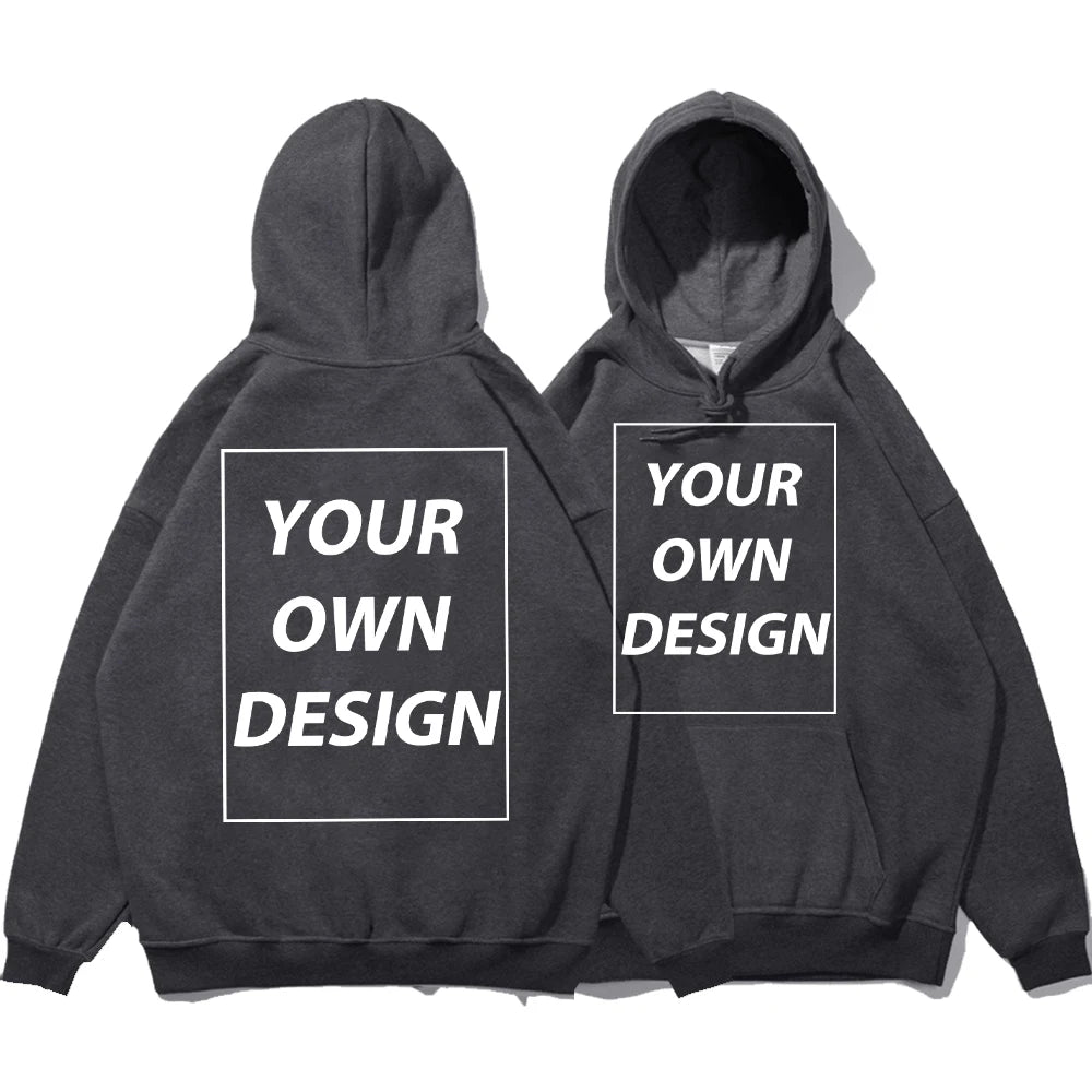 YKRON Custom DIY Print Streetwear Pullover Hoodie