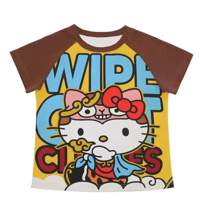 YKRON Hello Kitty Anime Graphic Tee