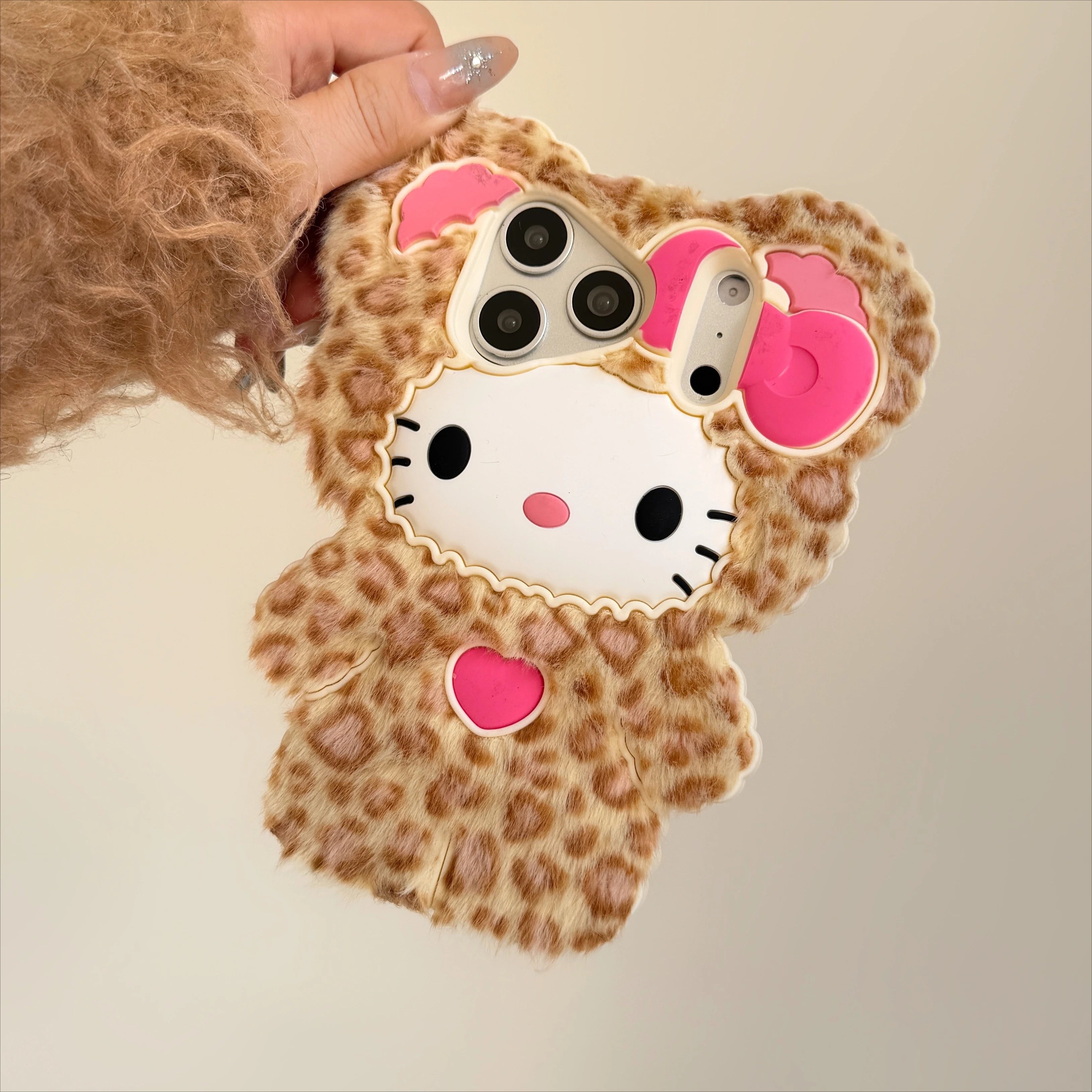 YKRON Hello Kitty Plush Phone Case