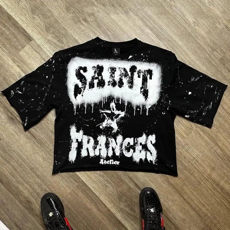 YKRON Y2K Punk Rock Oversized Tee