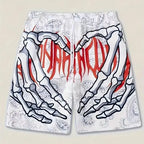 YKRON Y2K Skull Hip Hop Beach Shorts