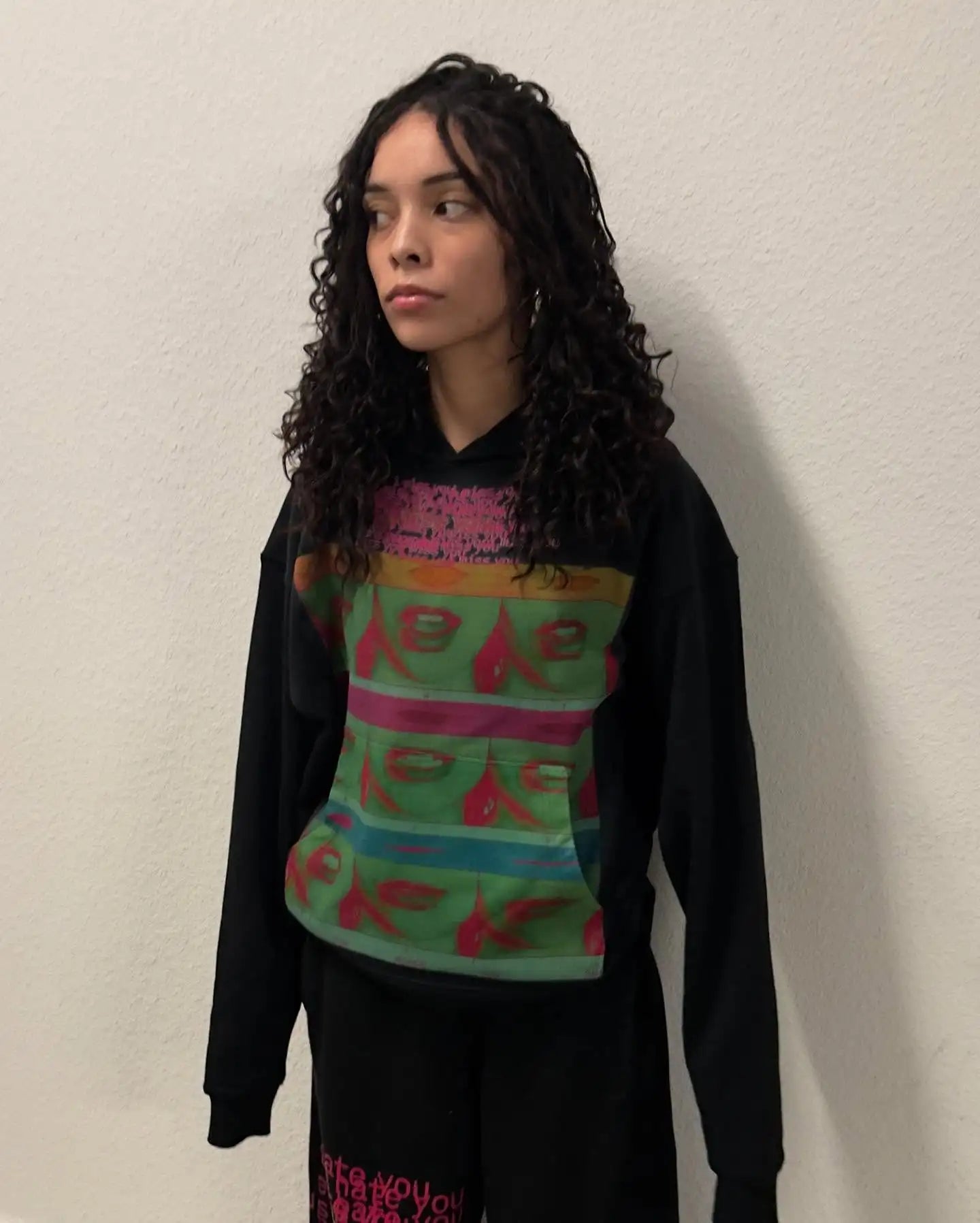YKRON Harajuku Gothic Oversized Hoodie