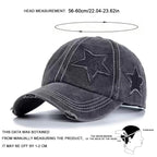 YKRON Star Embroidery Baseball Cap