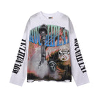 YKRON Rough Play Diamond Long Sleeve Oversized Tee
