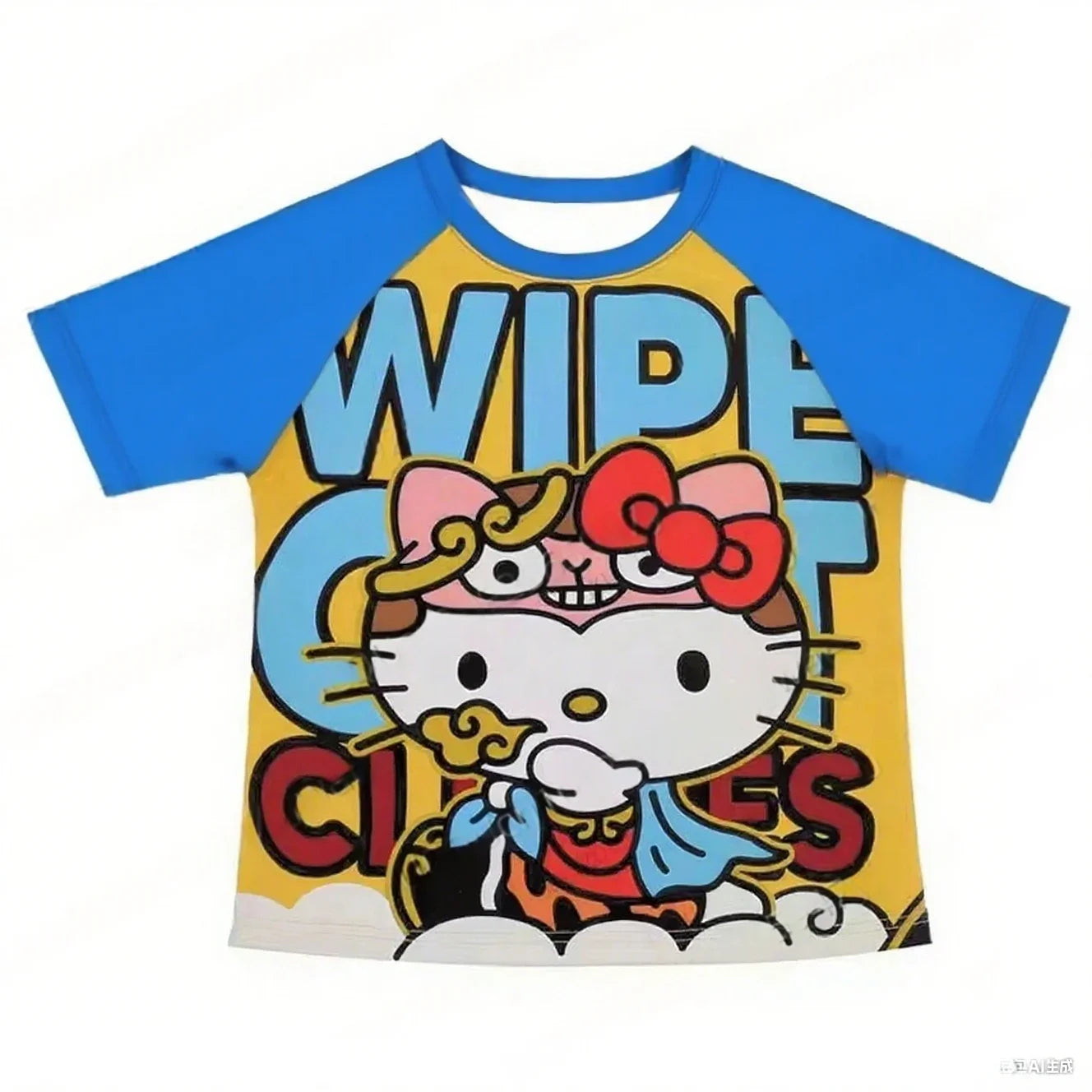 YKRON Hello Kitty Anime Graphic Tee