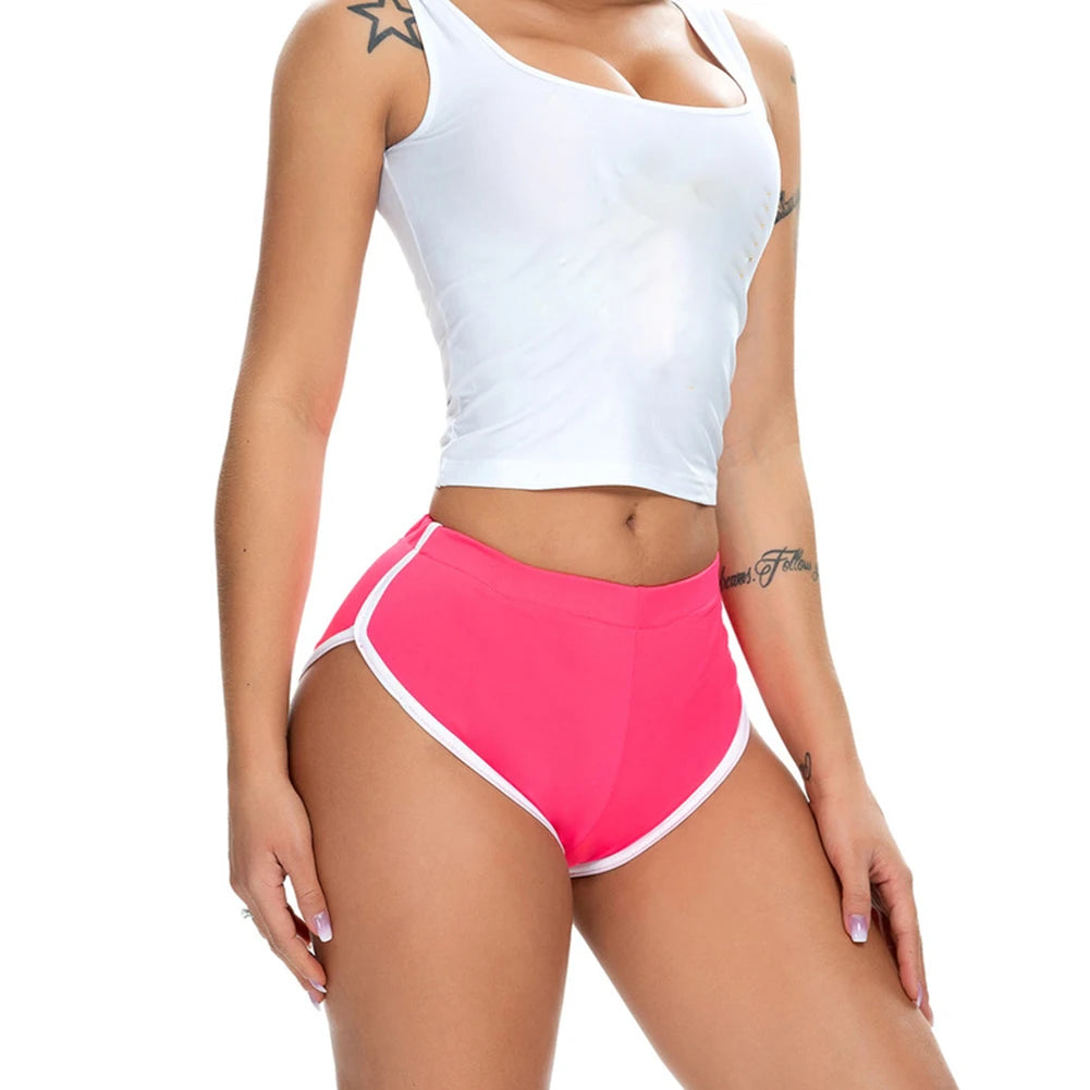 YKRON Women's Casual Stretch Yoga Shorts