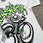 YKRON Hellstar Graffiti Print Short Sleeve Tee