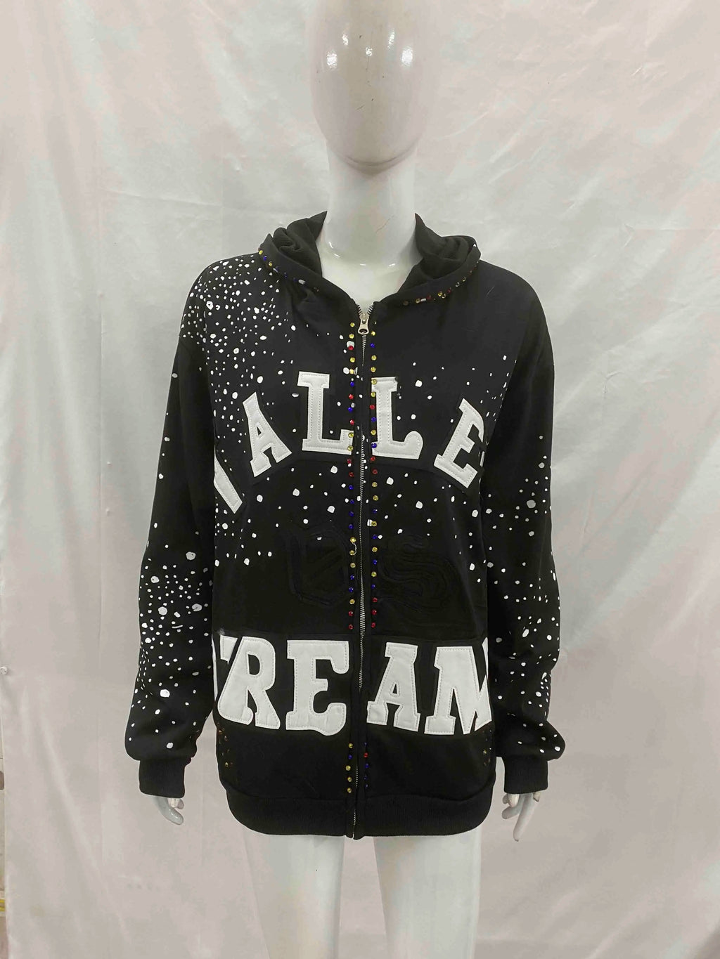 YKRON Valley Dreams Dark Style Oversized Hoodie