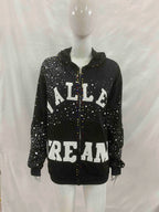 YKRON Valley Dreams Dark Style Oversized Hoodie