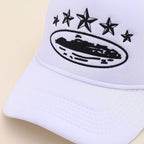 YKRON Embroidered Five Star Trucker Hat