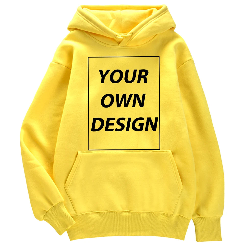 YKRON Custom DIY Print Streetwear Pullover Hoodie