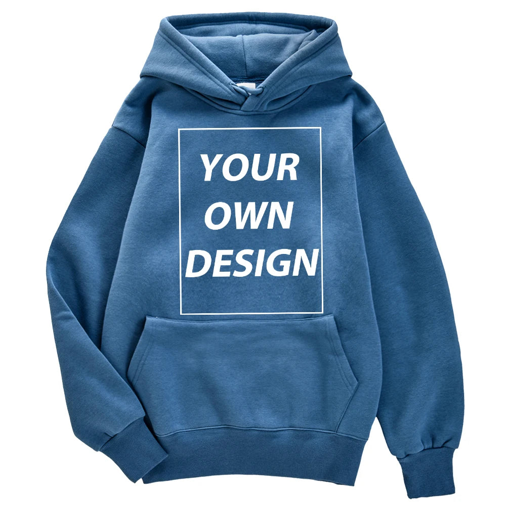 YKRON Custom DIY Print Streetwear Pullover Hoodie