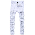 YKRON Y2K Distressed Red Hip Hop Jeans