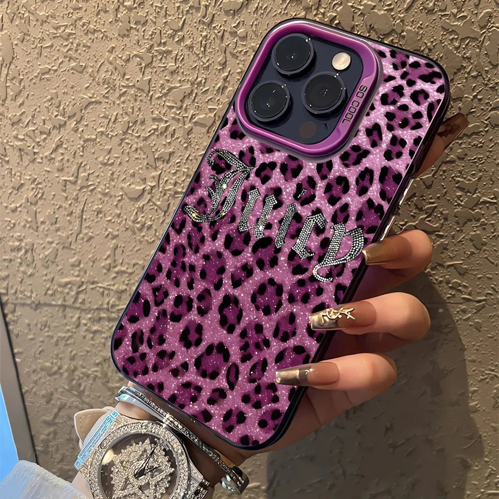 YKRON Juicy Couture Matte Phone Case