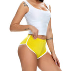 YKRON Women's Casual Stretch Yoga Shorts
