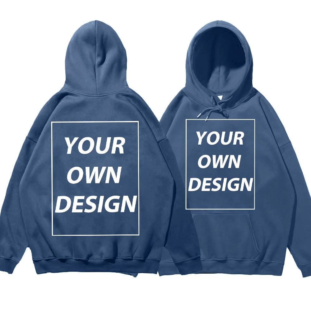 YKRON Custom DIY Print Streetwear Pullover Hoodie