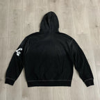 YKRON Vale Washed Ripped Knit Crewneck Sweater