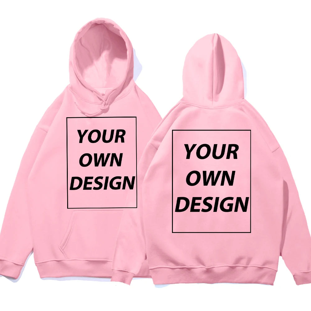 YKRON Custom DIY Print Streetwear Pullover Hoodie