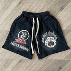 YKRON Hellstar Casual Sports Shorts