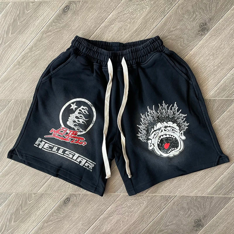 YKRON Hellstar Casual Sports Shorts