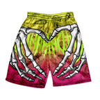 YKRON Y2K Skull Hip Hop Beach Shorts
