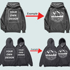YKRON Custom DIY Print Streetwear Pullover Hoodie