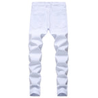YKRON Y2K Distressed Red Hip Hop Jeans