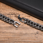 YKRON Heavy Cuban Stainless Steel Bracelet