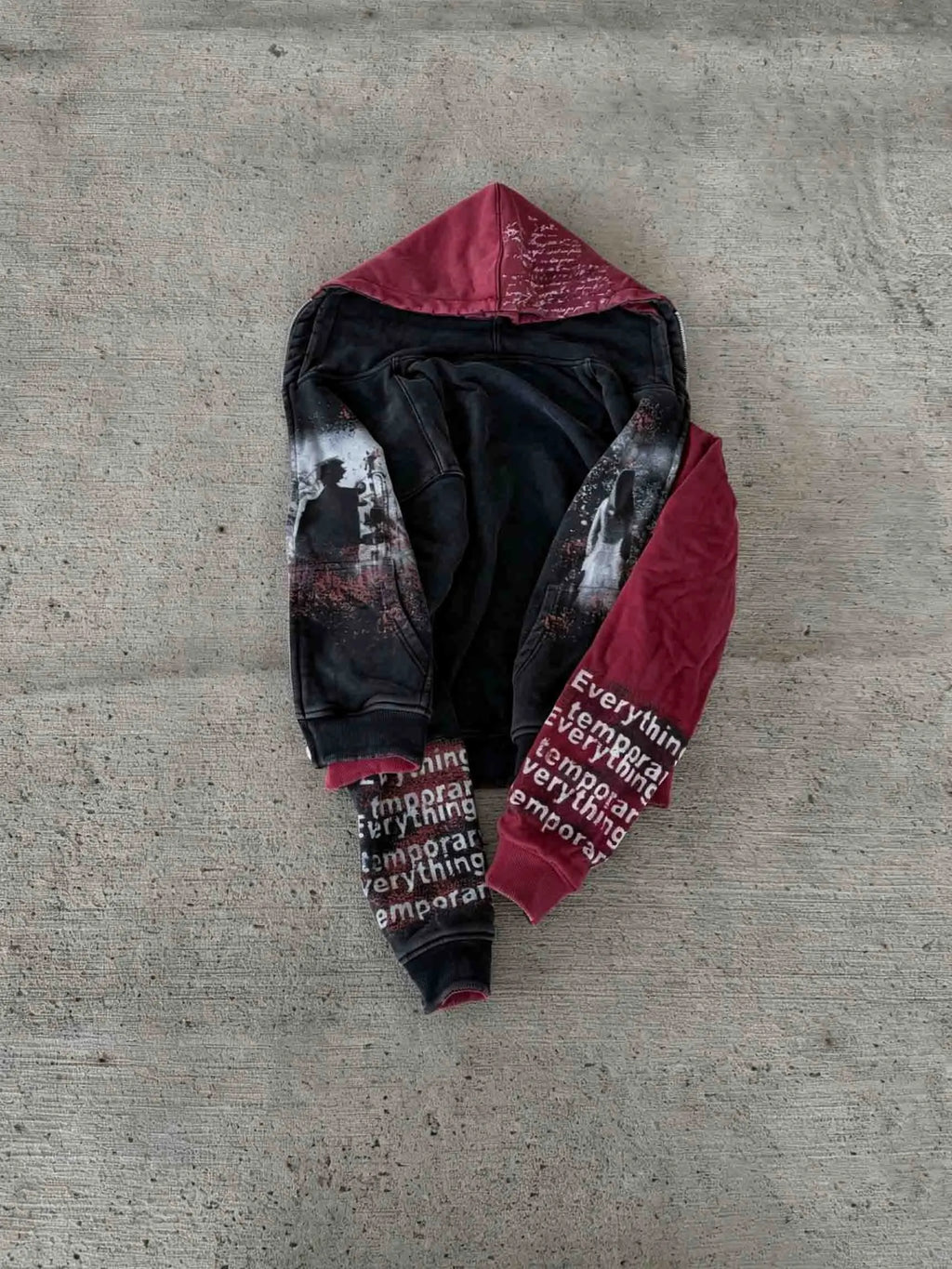 YKRON Valley Dreams Dark Style Oversized Hoodie