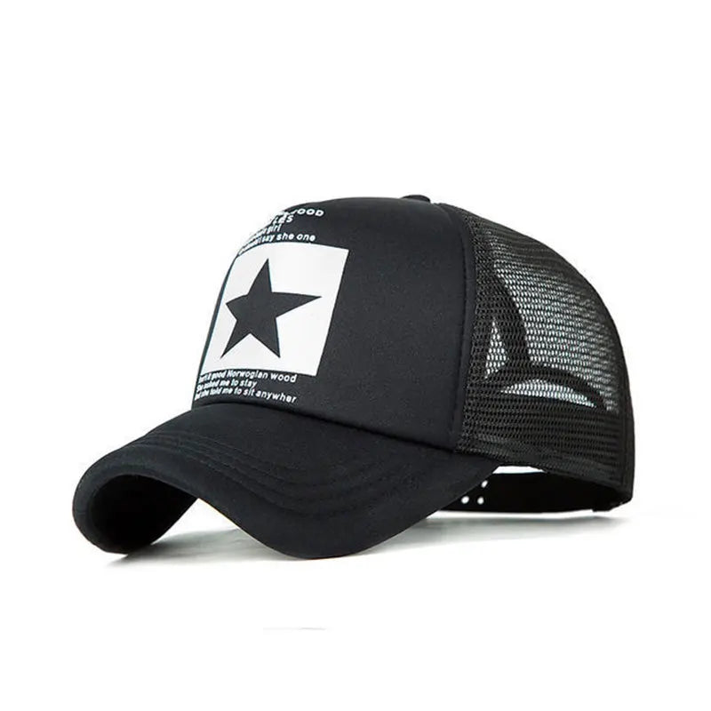 YKRON Five Star Print Dad Hat