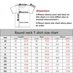 YKRON 3D Letter Print Casual Summer Tee