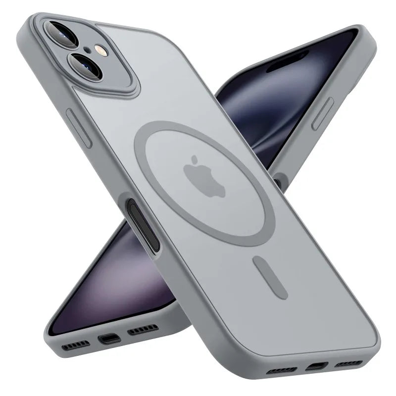 YKRON Frosted Matte Magnetic Phone Case