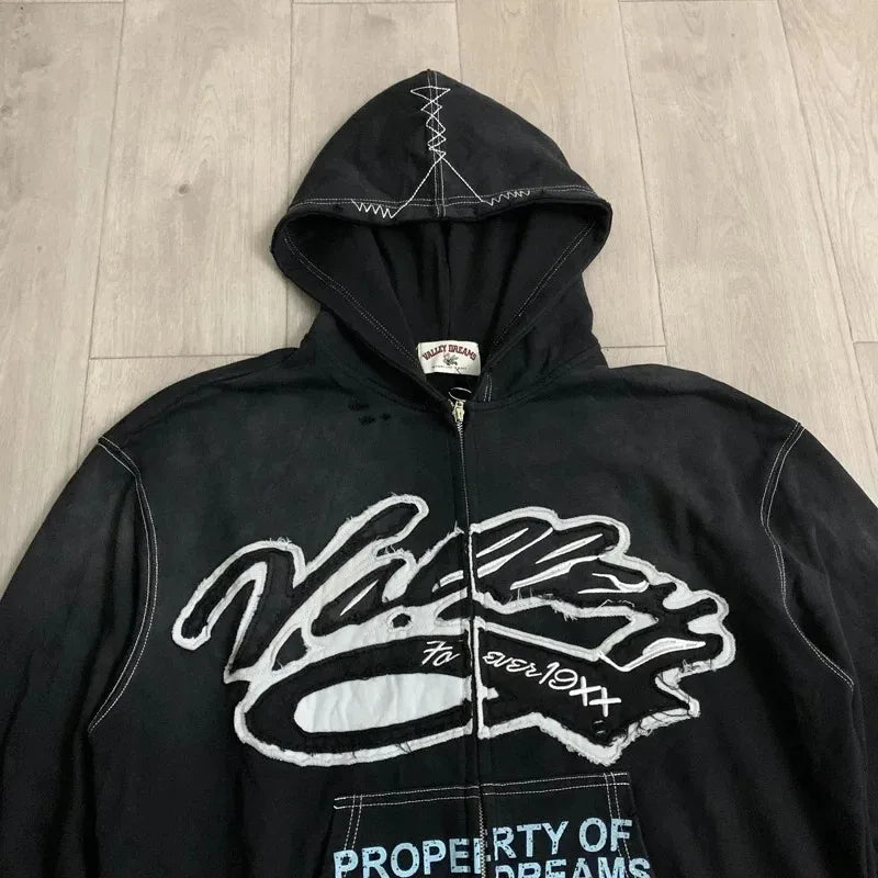 YKRON Vale Zip-Up Cardigan Hoodie