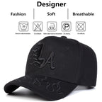 YKRON LA Flame Star Embroidery Cap