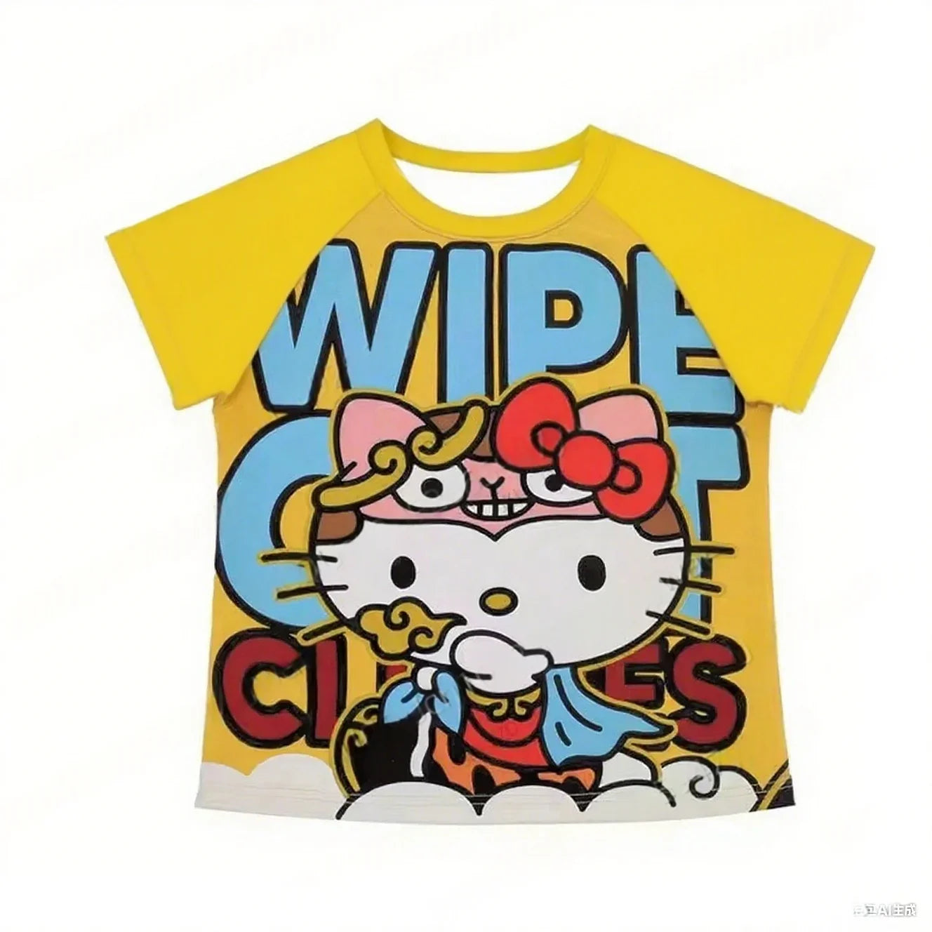 YKRON Hello Kitty Anime Graphic Tee