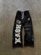 YKRON High Street Embroidered Casual Pants