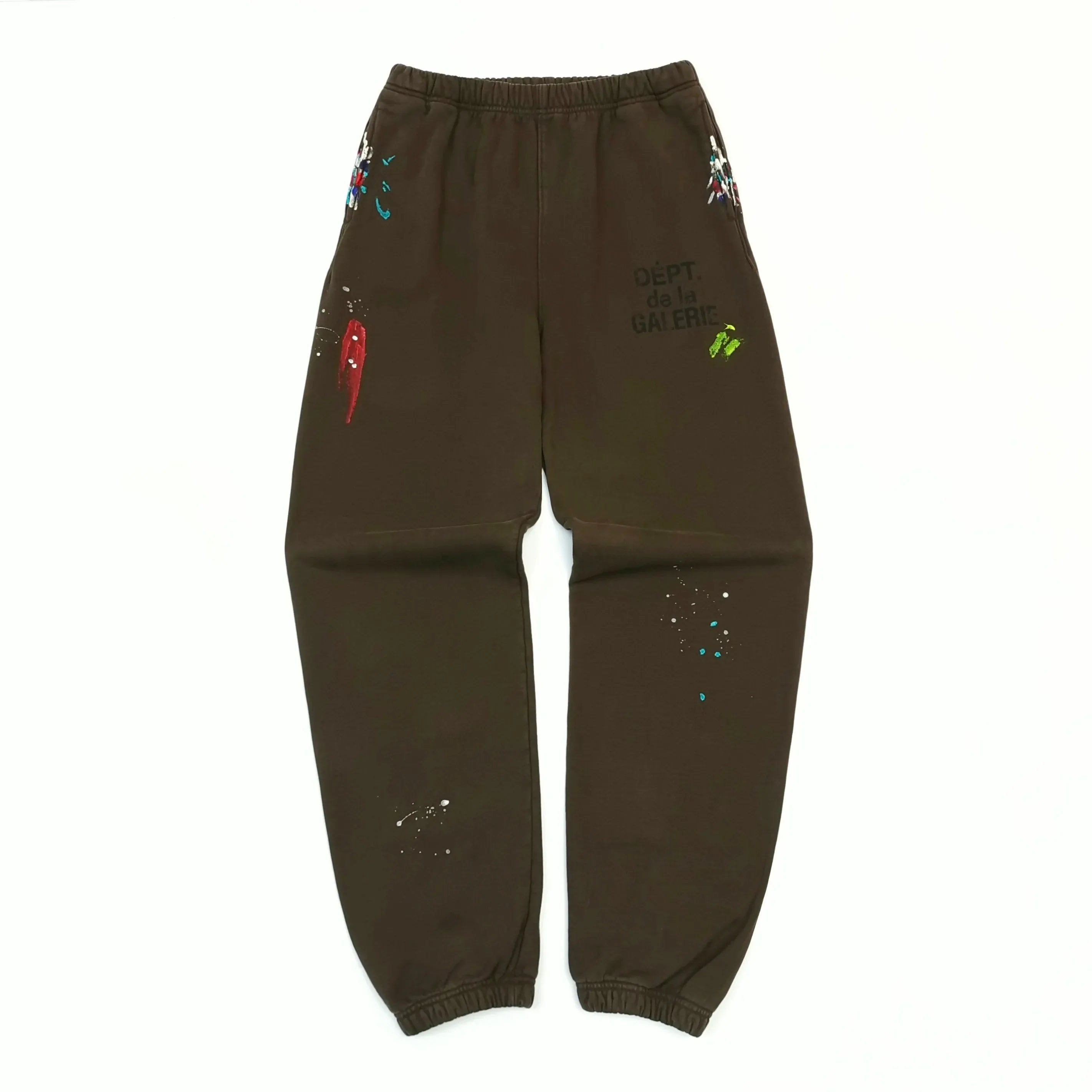 YKRON Hand-Drawn Letter Print Casual Sweatpants