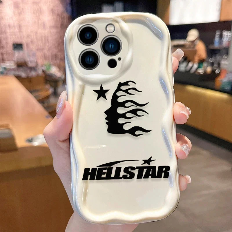 YKRON Hellstar Wave Silicone Phone Case