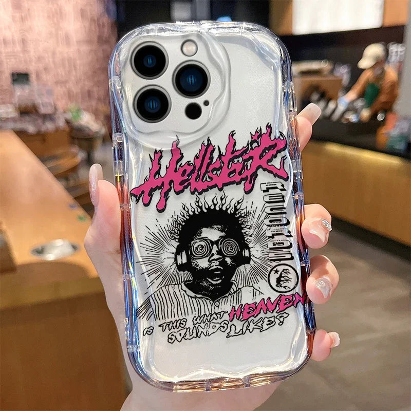 YKRON Hellstar Wave Silicone Phone Case