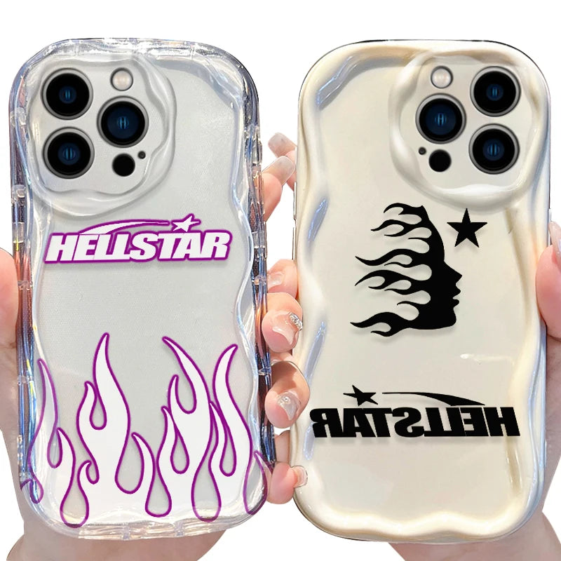 YKRON Hellstar Wave Silicone Phone Case