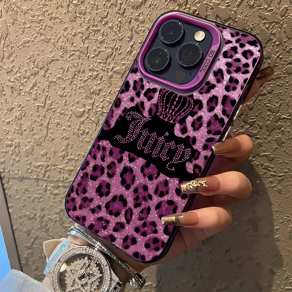 YKRON Juicy Couture Matte Phone Case