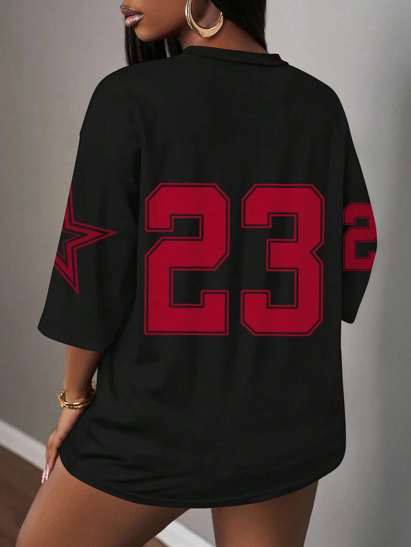 YKRON NO.23 Minimalist Y2K Basketball Jersey Tee