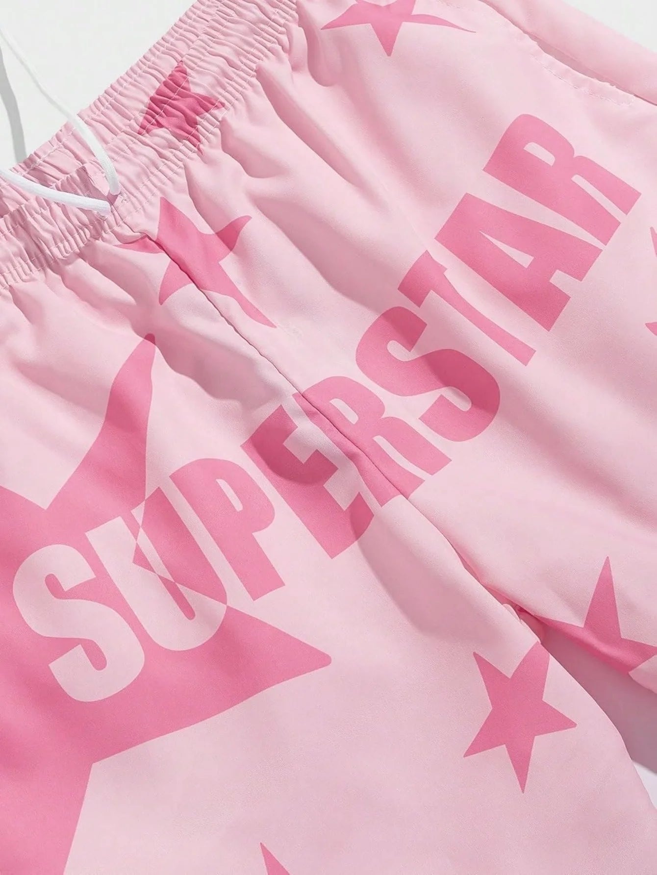 YKRON Pink Superstar Star Print Shorts