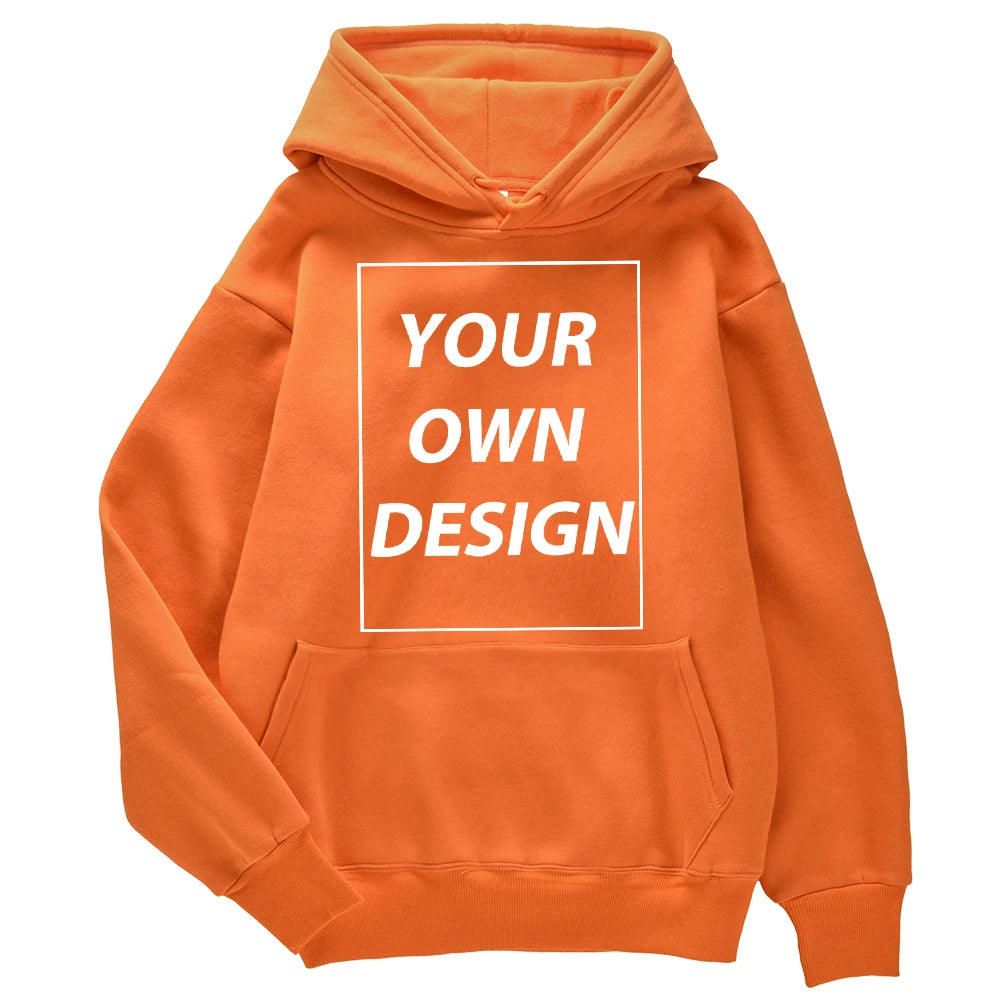 YKRON Custom DIY Print Streetwear Pullover Hoodie