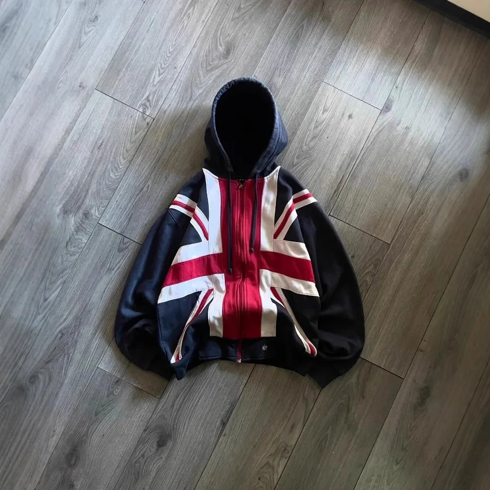 YKRON Valley Dreams Dark Style Oversized Hoodie