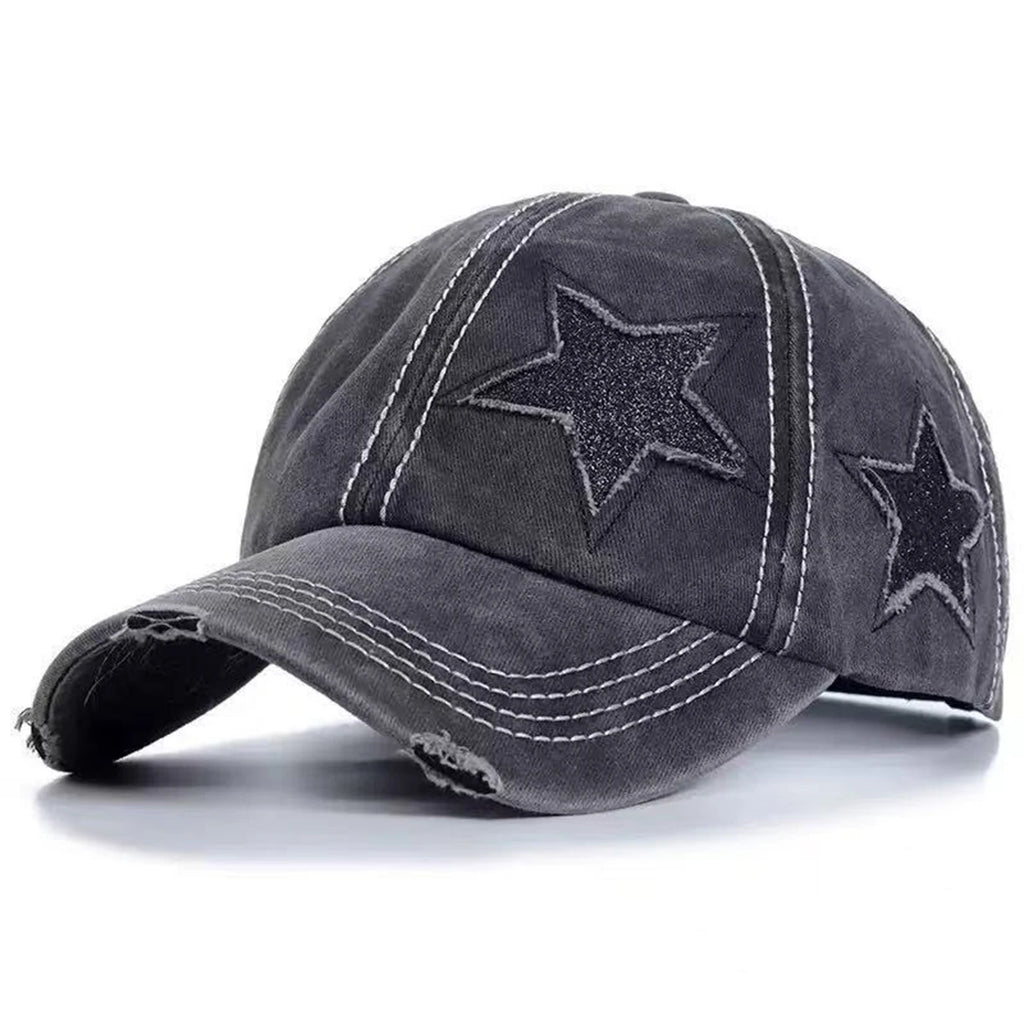 YKRON Star Embroidery Baseball Cap