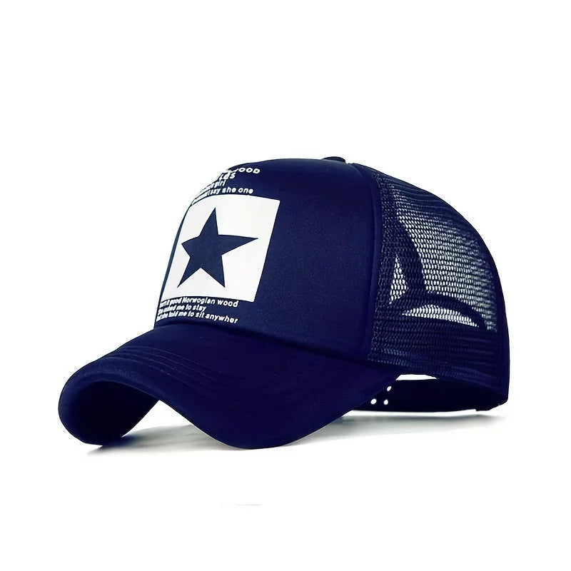 YKRON Five Star Print Dad Hat