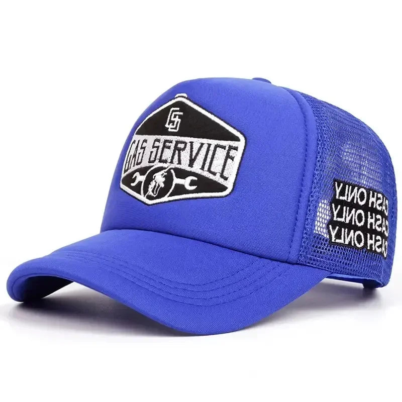 YKRON Embroidered Five Star Trucker Hat